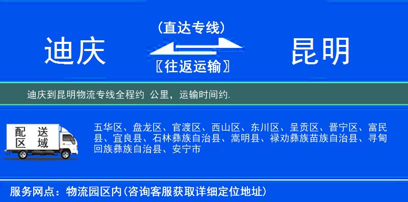 迪慶到物流專(zhuān)線