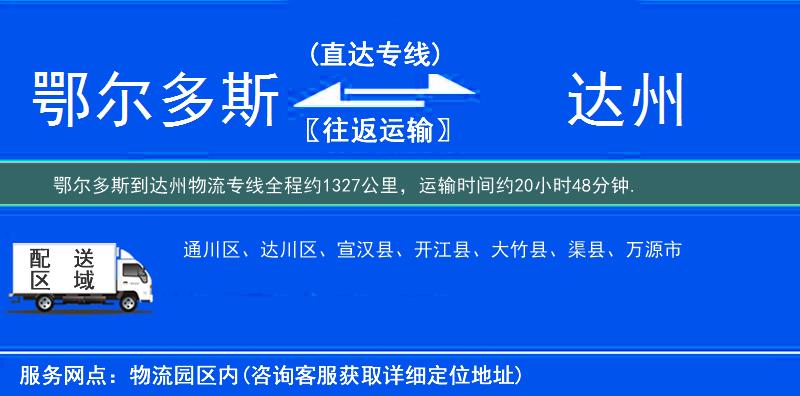 鄂爾多斯到物流專(zhuān)線